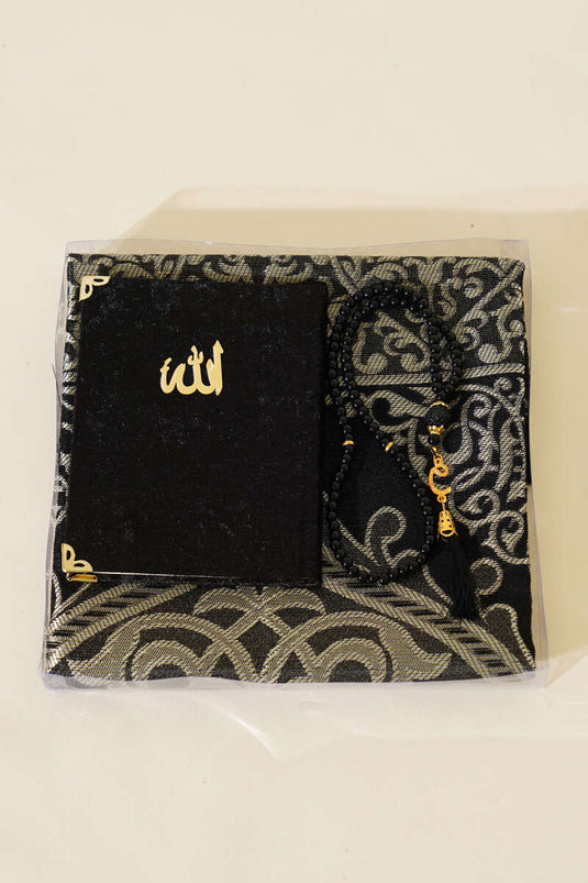 Prayer Rug Set Black