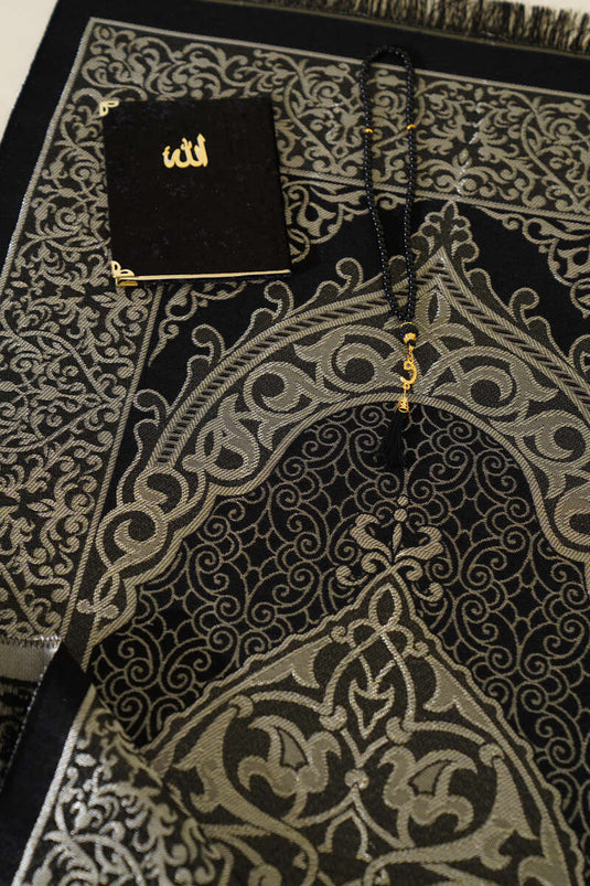 Prayer Rug Set Black