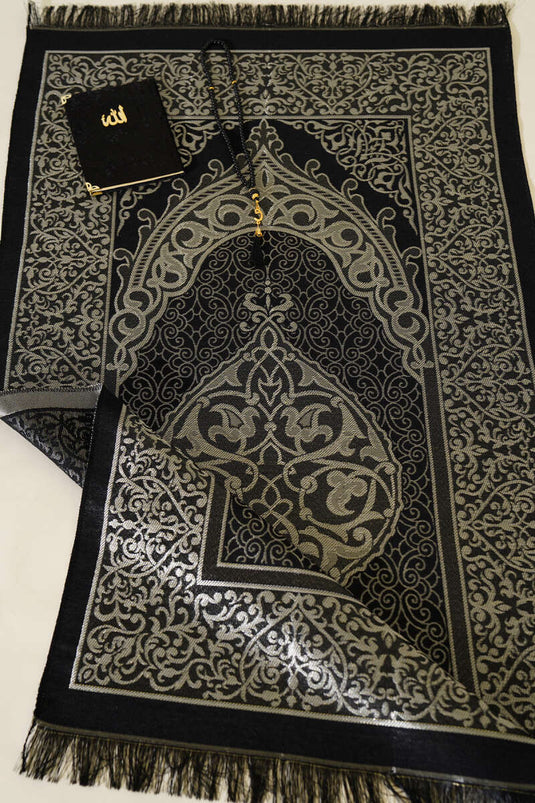 Prayer Rug Set Black