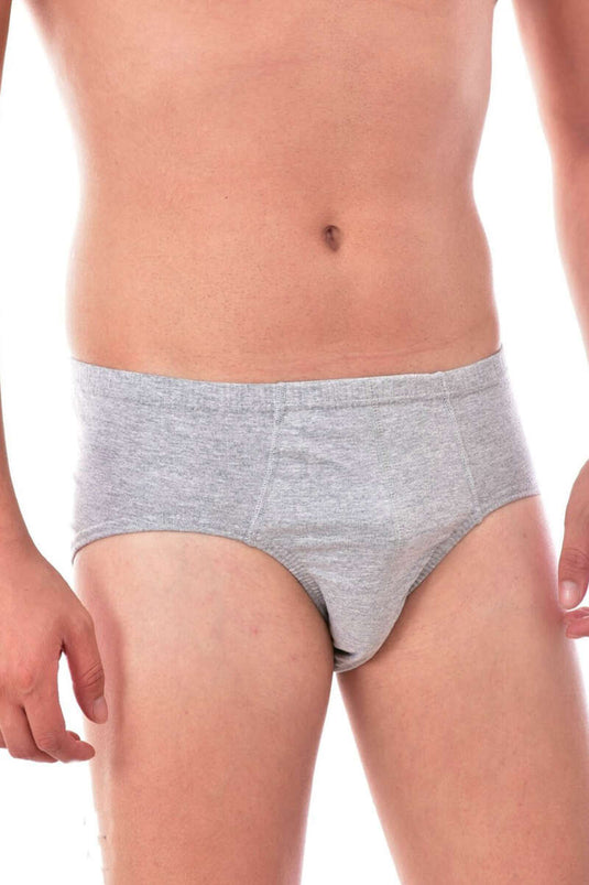 Morning Star 12-Pack Men's Briefs Gray