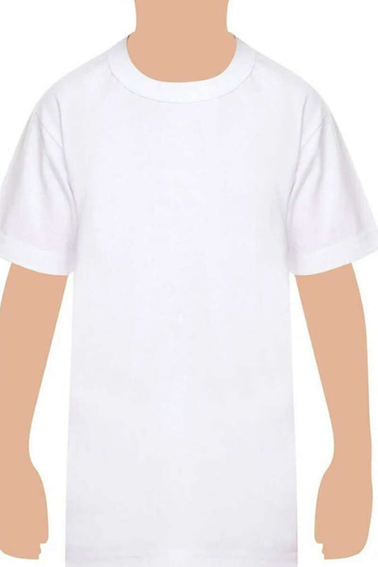 Seher Yıldızı Lot de 3 Maillots à Manches Courtes pour Garçon Blanc