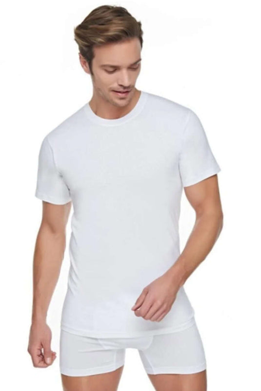 Seher Yıldızı Lot de 6 maillots de corps pour garçon blanc