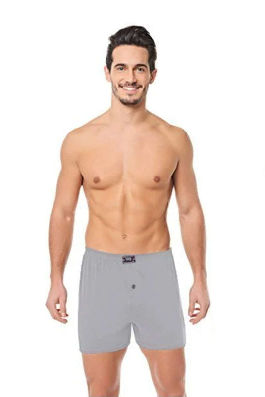 Morning Star Plain Boxer Gray