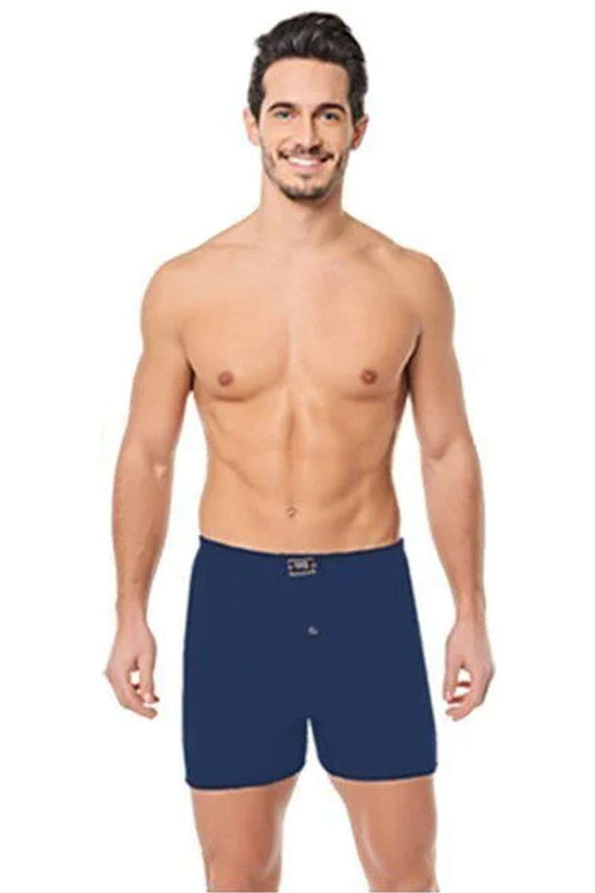 Morning Star Plain Underpants Navy Blue