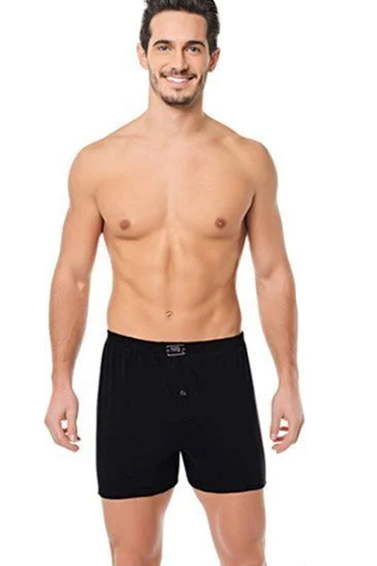 Morning Star Plain Boxer Black