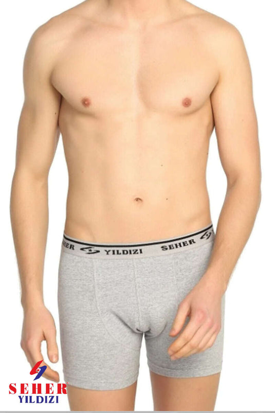 Boxer élastique pour homme Seher Yıldızı gris