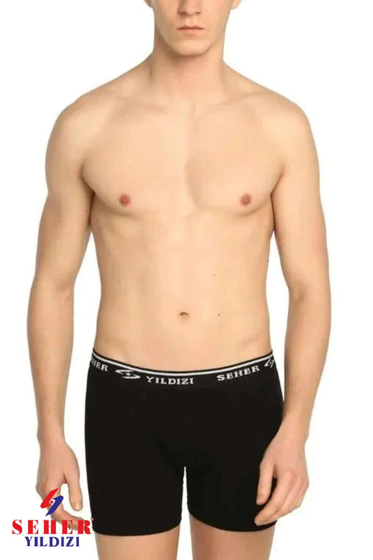 Étoile du Matin Boxer Homme Élasthanne Noir