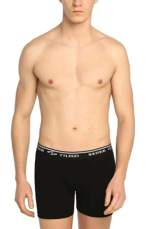 Étoile du Matin Boxer Homme Élasthanne Noir