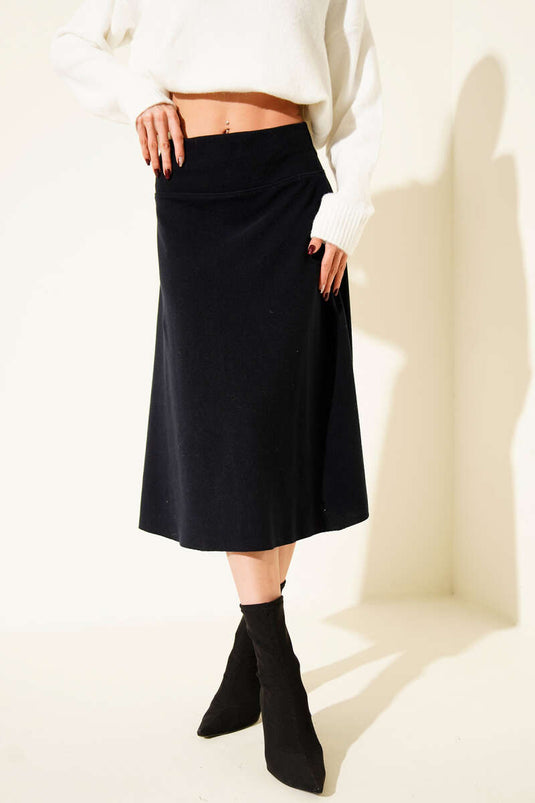 Thessaloniki Midi Skirt Navy Blue