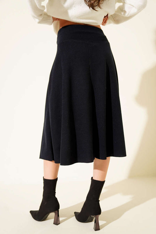 Thessaloniki Midi Skirt Navy Blue