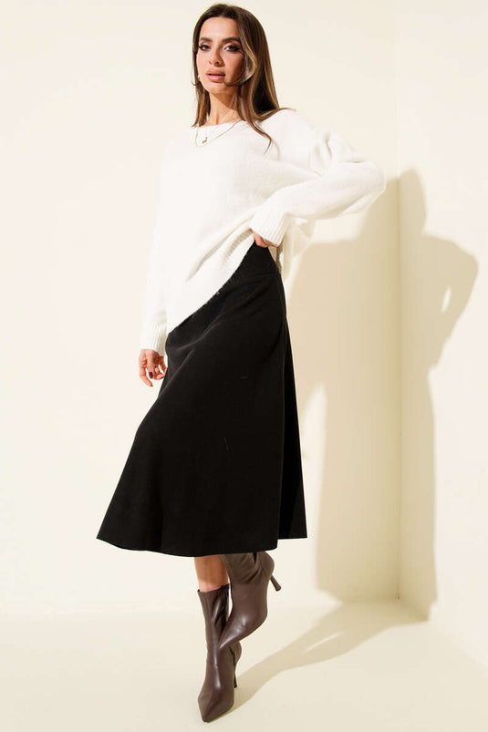 Thessaloniki Midi Skirt Black