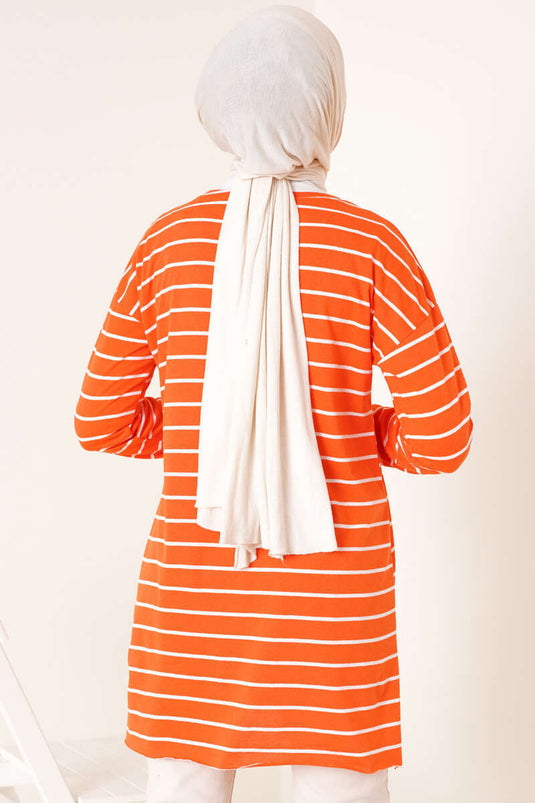 Striped Tunic Orange