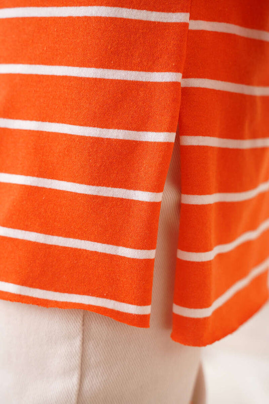 Striped Tunic Orange