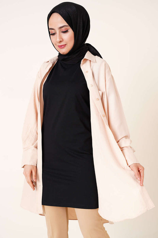 Sıfır Kol Penye İçlik Siyah