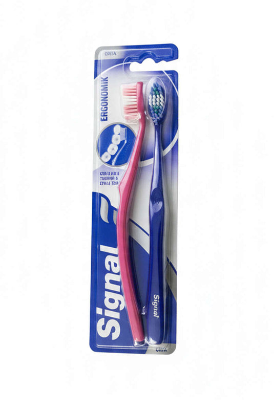Signal Ergonomic Toothbrush – Set Of 2