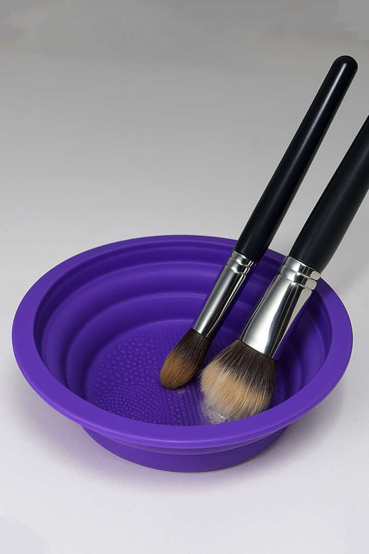 مجموعة متنوعة من علب غسيل فرشاة السيليكون