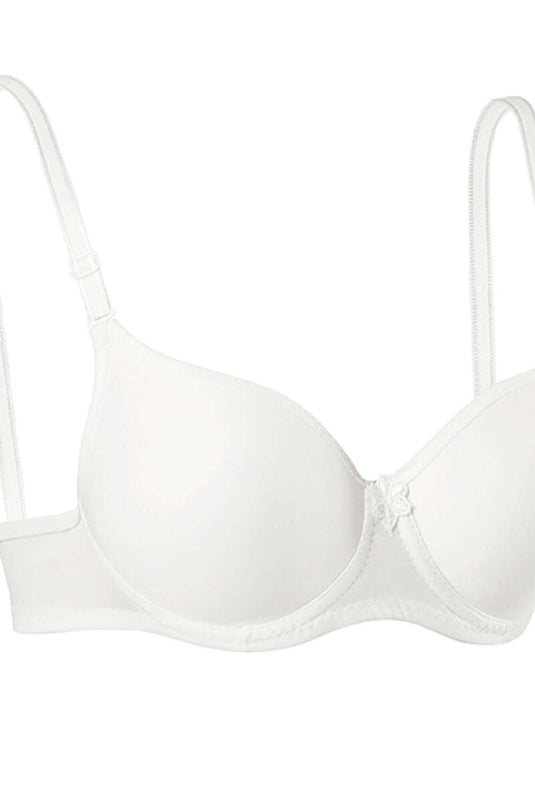Silikonlu Düz Destekli Sütyen Ekru