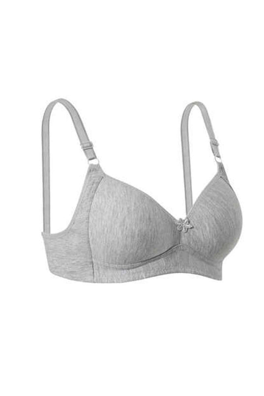 Desteksiz Telsiz İçi Boş Sütyen Gri