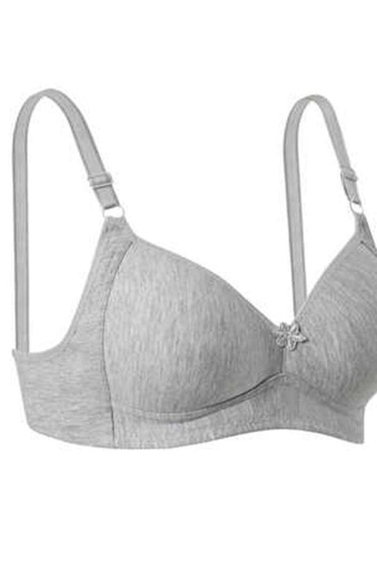Desteksiz Telsiz İçi Boş Sütyen Gri