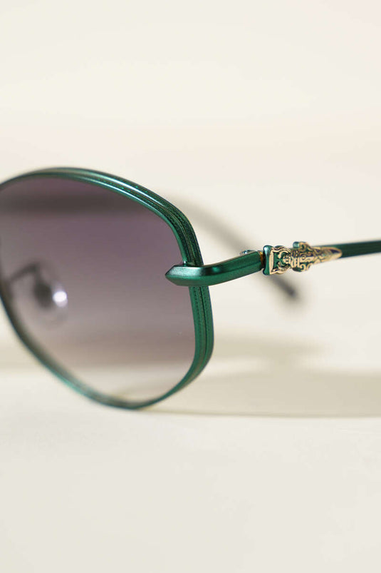 Silvanus-Serie Metallrahmenbrille Smaragd