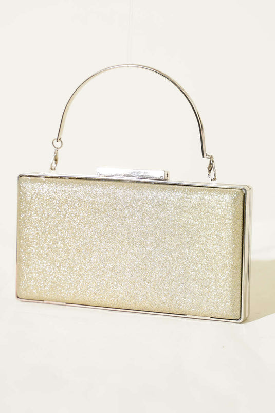 Simli Damen Clutch Tasche Gold