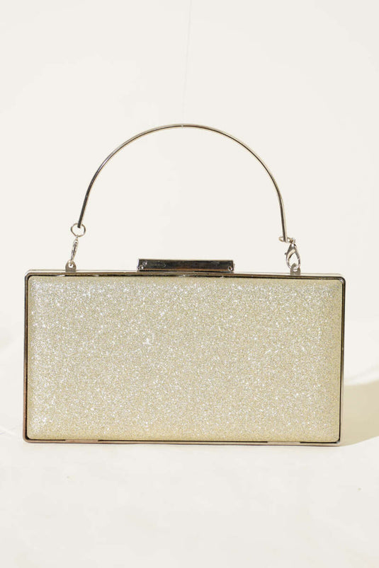 Simli Damen Clutch Tasche Gold