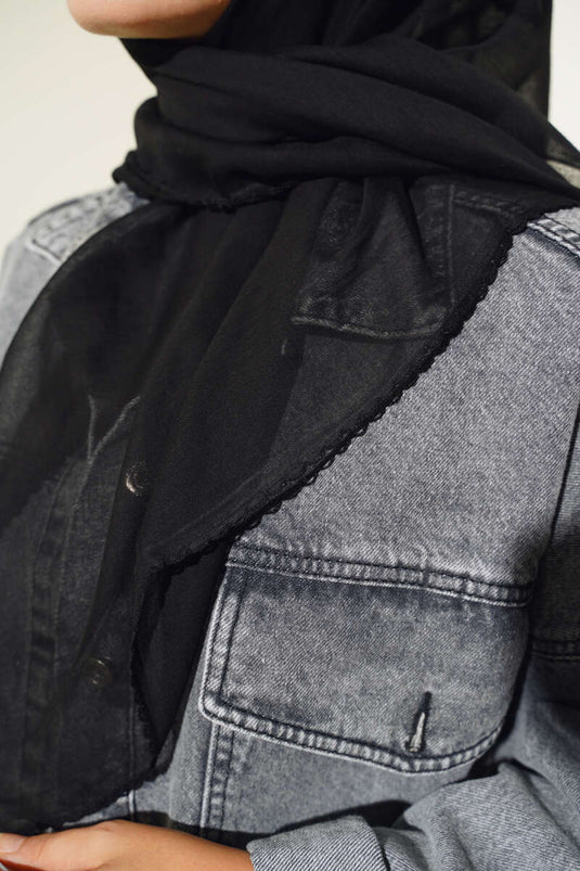 Black Inner Headscarf