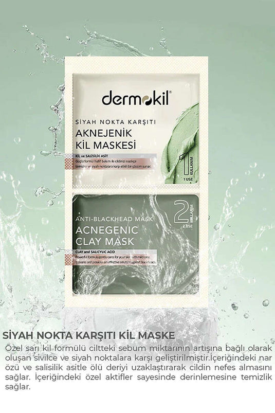 Masque À L'argile Anti-Points Noirs Akjenik 2 X 7,5 Ml