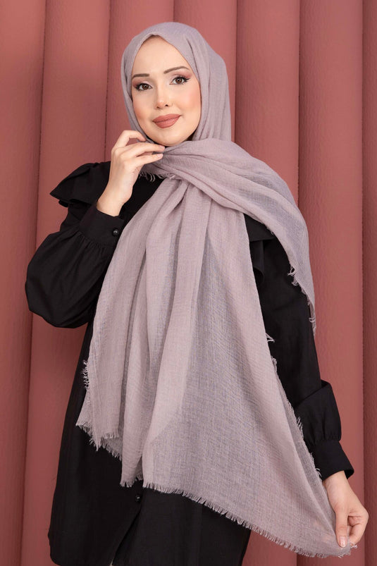 Série de châles Bürümcük doux beige