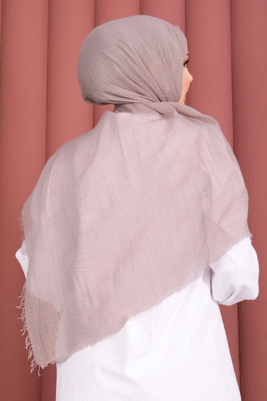Série de châles Bürümcük doux couleur vison