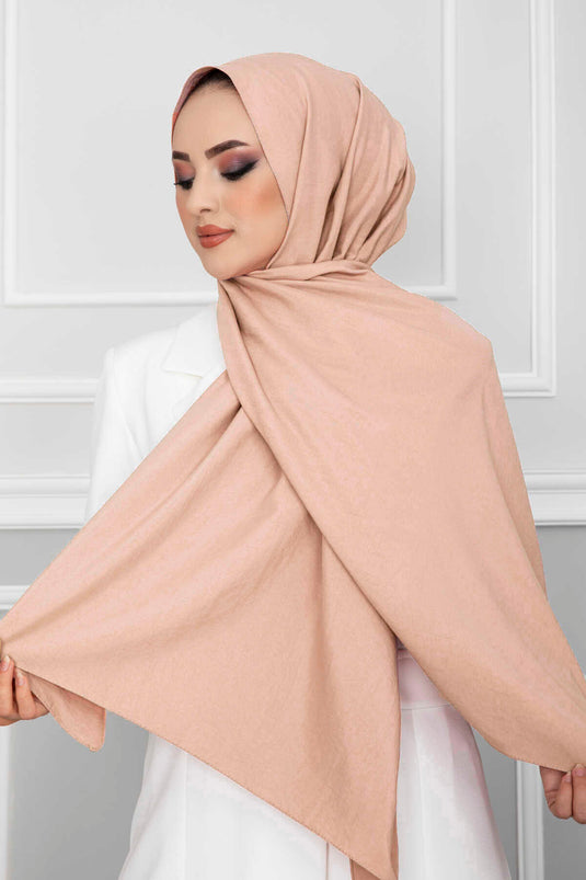 Soft Cotton Shawl Salmon