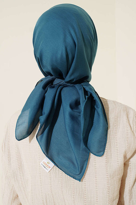 Pañuelo Toque Suave Azul Petróleo