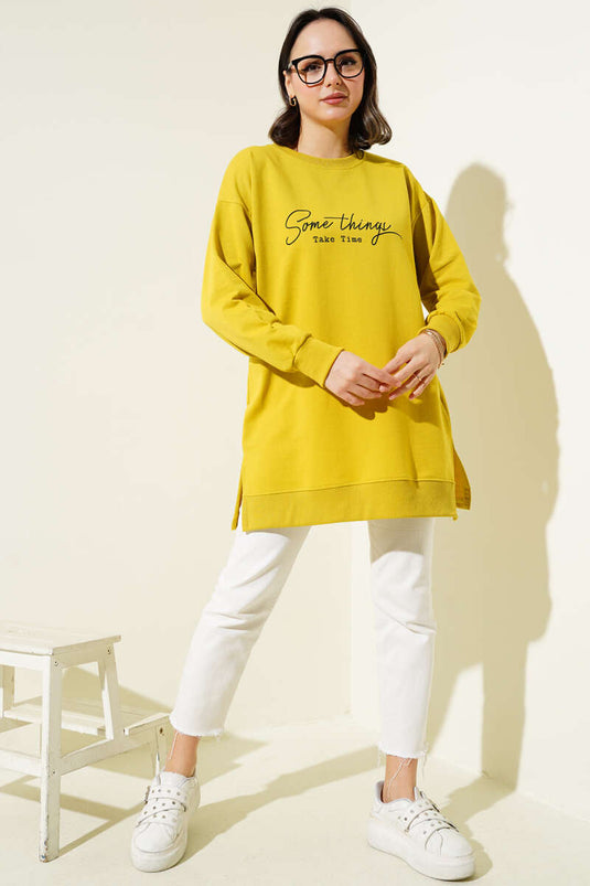 سترة مطبوعة من خيطين باللون الأخضر الزيتي