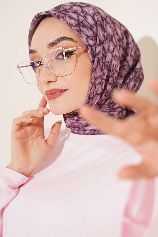 وشاح نسيم الخريف لون ليلاك