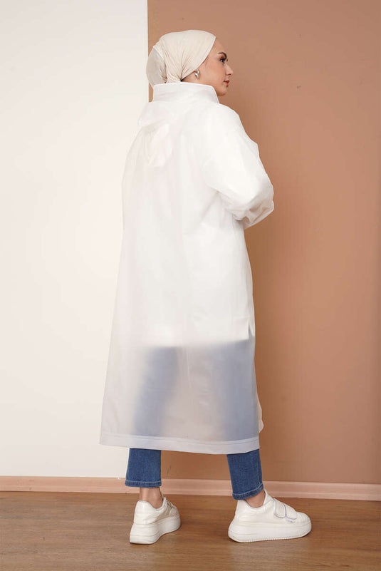 Waterproof Raincoat White