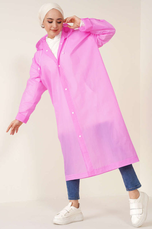 Waterproof Raincoat Pink