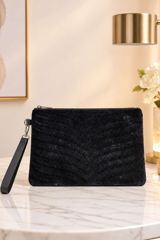 Verziertes Reißverschluss-Tasche - Assortiert 10