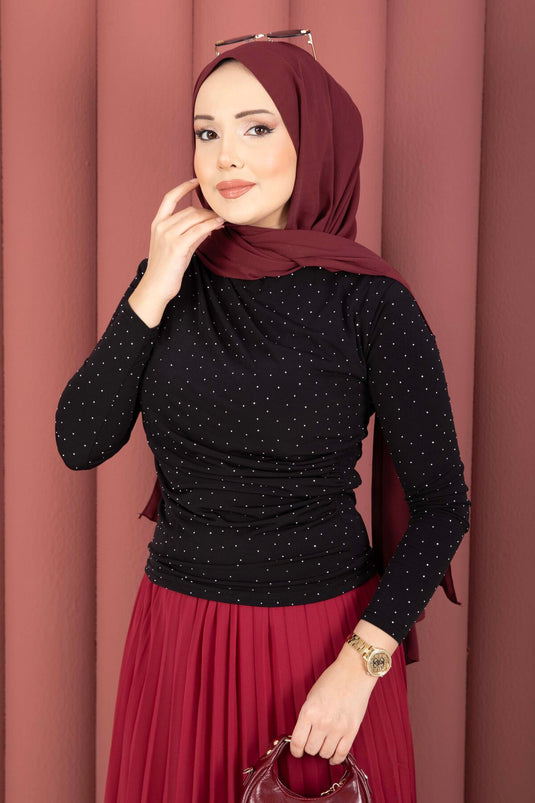 Body sable avec détails en pierre noir