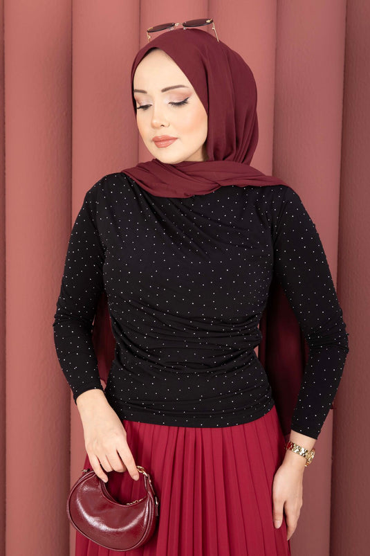 Body sable avec détails en pierre noir