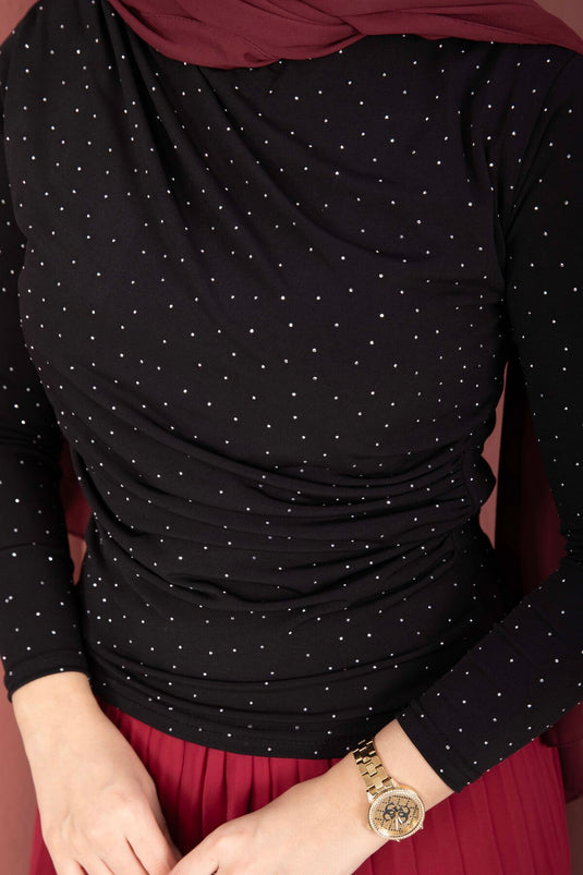 Body sable avec détails en pierre noir