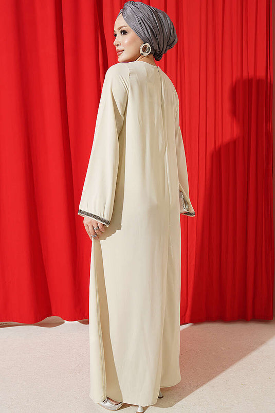 Abendkleid Mit Stein-Details