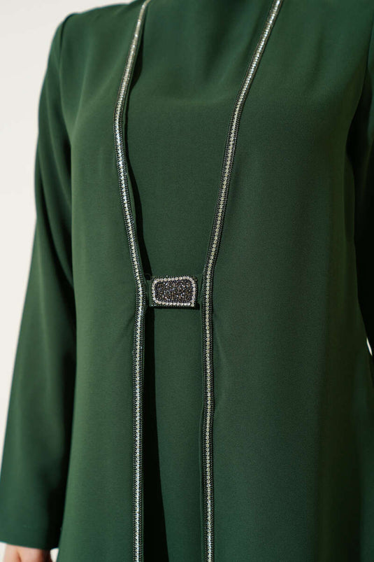 Stone Row Detailed Two Piece Set Green