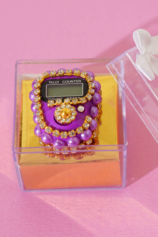 Zikirmatik violet perle de pierre