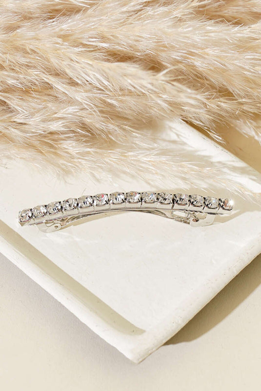 Automatic Buckle with Stones in Silver