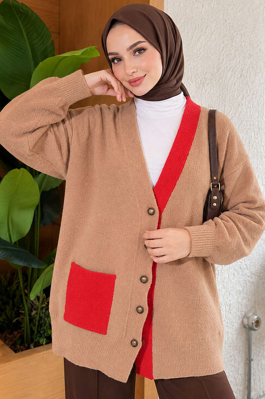 Gilet À Poches Texturé Latte