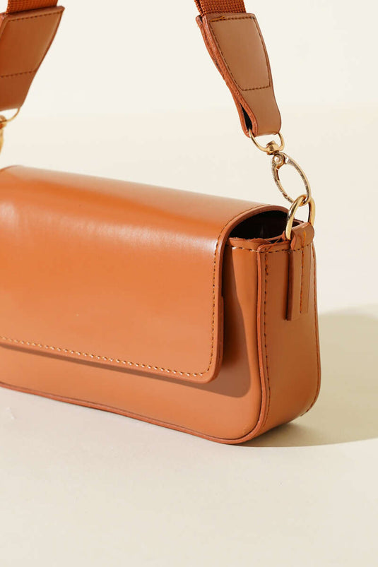 Sac à poignée magnétique simple œillet, beige