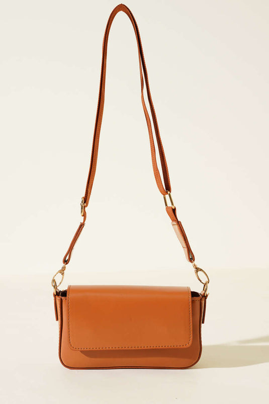 Sac à poignée magnétique simple œillet, beige