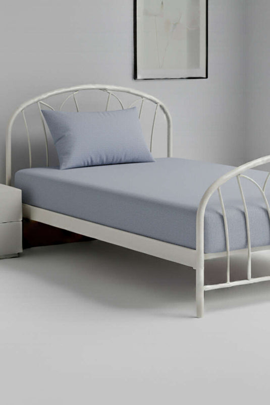 طقم ملاءات سرير مفردة، أزرق