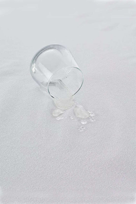 Tek Kişilik Sıvı Geçirmez Yatak Alezi Beyaz