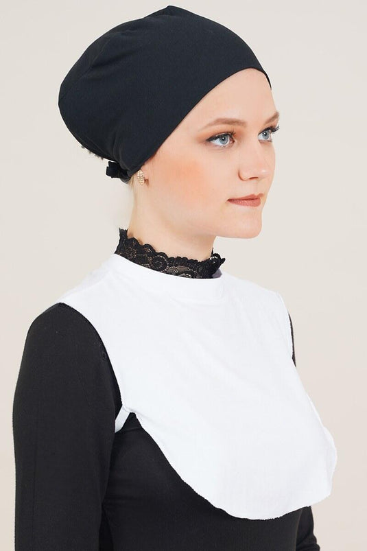 Modest White Neck Scarf